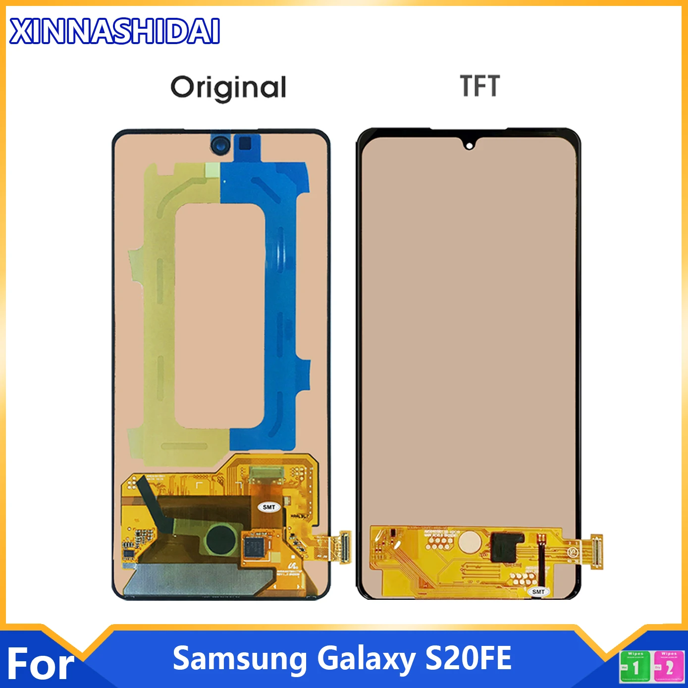 100% Оригинальный ЖК-дисплей с сенсорным экраном для Samsung Galaxy S20 Lite диагистизатор