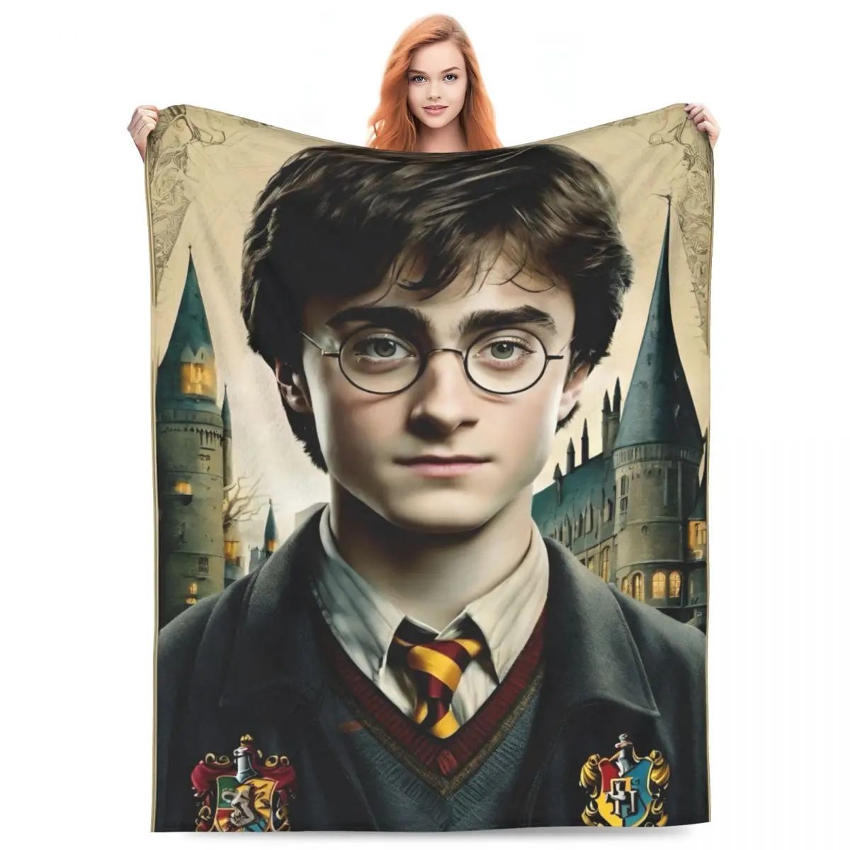 Одеяло из фильма Гаррис P-Potters Magic World качественное мягкое одеяло зимнее для