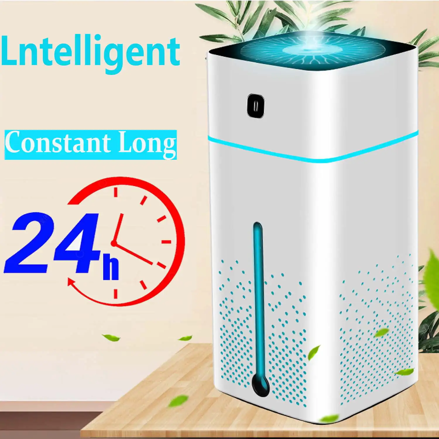 

Humidificador 1000 ML USB Cool Mist Humidifier for Large Rooms with Colorful LED Humidificador
