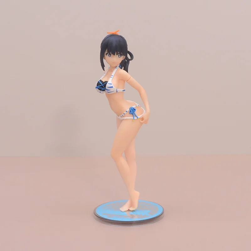 

Sexy and beautiful girl sitting posture Duobao six FLOWER SWIMSUIT water 1/7 model animation decoration boxed Handmade