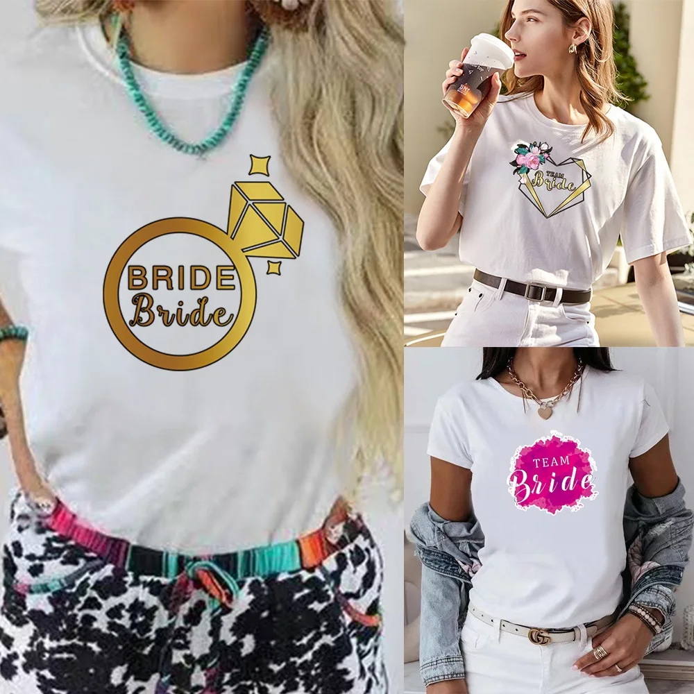 

2022 Streetwear T-Shirt Short Sleeve Women Hip Hop Printed Clothing Harajuku Casual Summer Tshirt O-neck Slim Commuter Trend Top