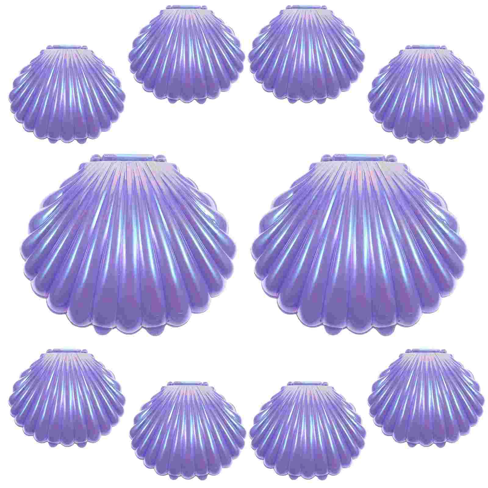 

Plastic Storage Shell Candy Boxes Biscuit Treats Holder MakeUp Jewelry Storage Boxes Baby Shower Birthday Party Favor