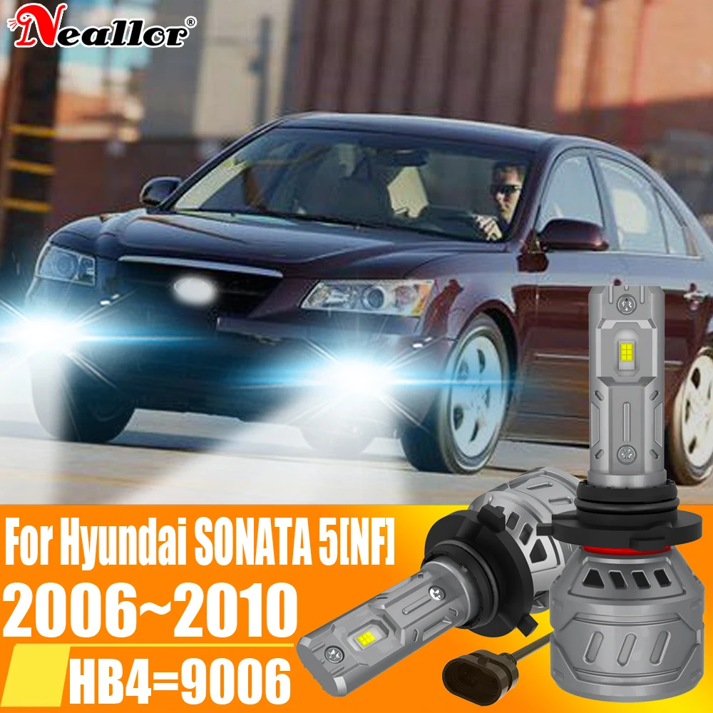 2 шт. Автомобильные светодиодные лампы HB4 9006 12 В 55 Вт 5 НФ 2006 ~ 2010