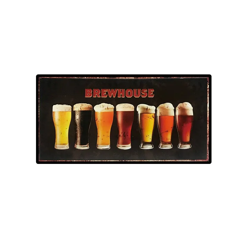 

Шикарный Настенный декор, пивной металлический знак, настенное искусство, жестяной знак, вицензи, металлический постер, кухня, бар, Мужской винтажный дом, 6x12 дюймов