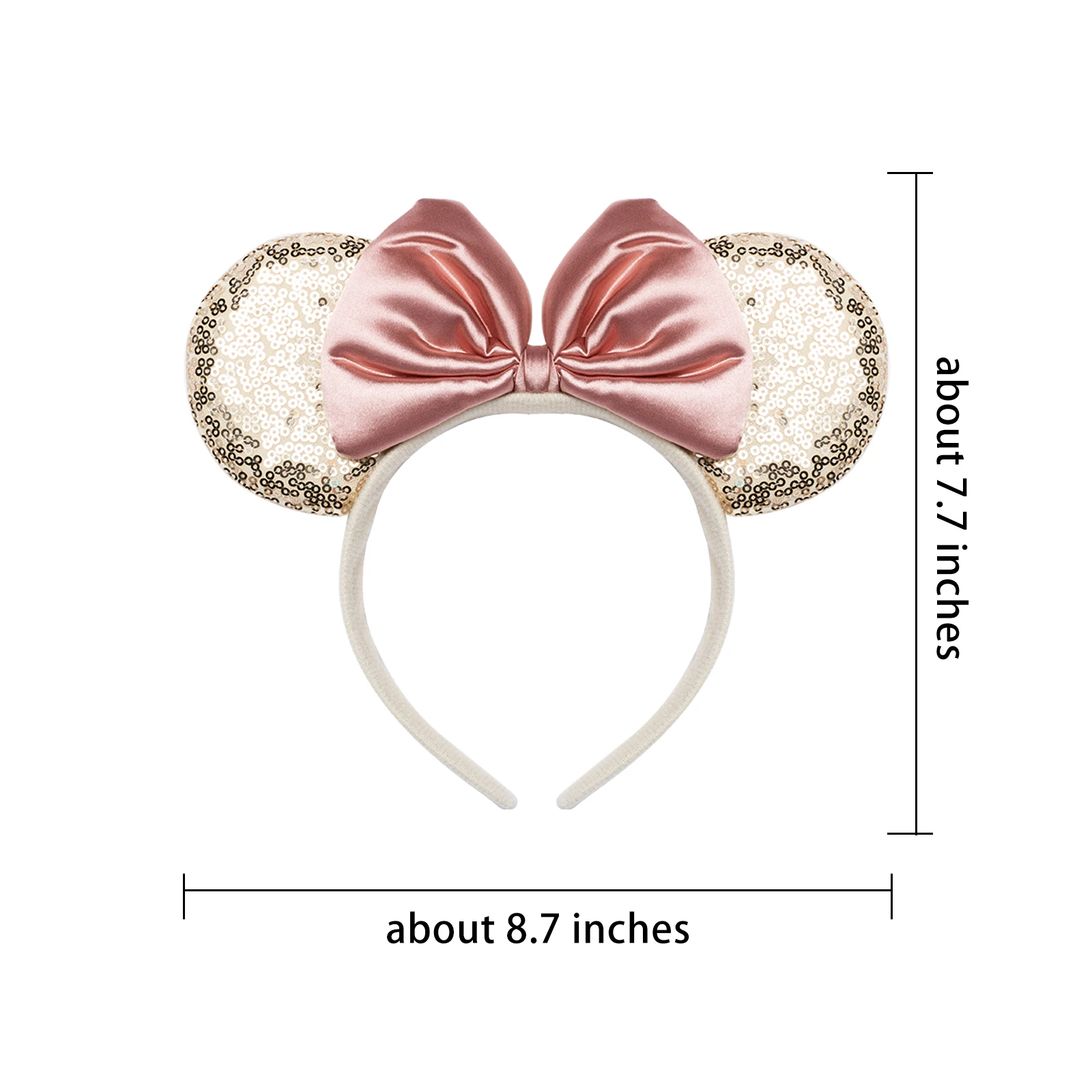 Повязки на голову с ушками мыши цвет в ассортименте