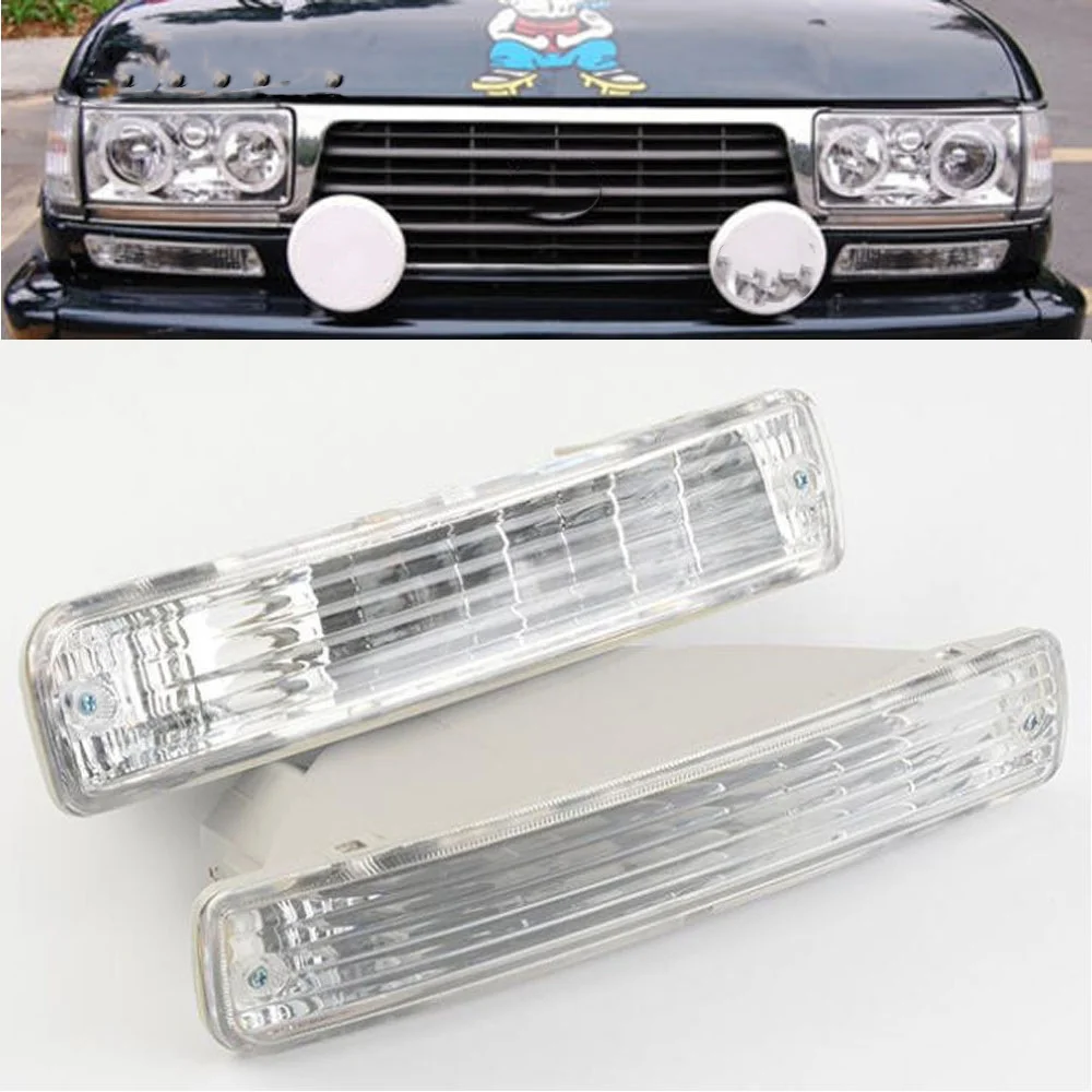 

Crystal Type Front Bumper Turn Signal Lamp For TOYOTA LAND CRUISER 80 Series 1991-1998 LC80 FJ80 FZJ80 HDJ80 HZJ80 4500