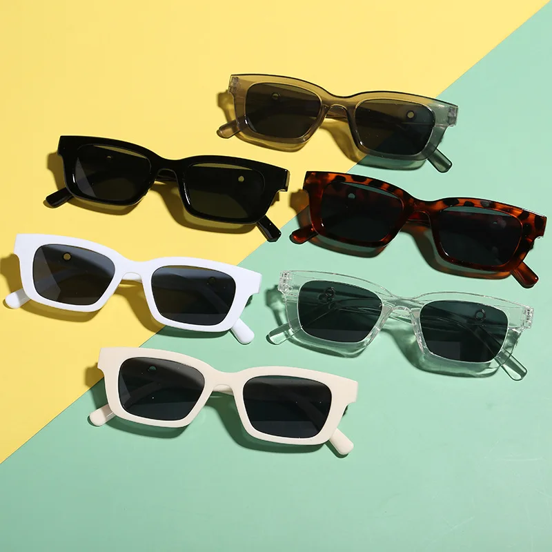 

Fashion Vintage Rectangle Frame Sunglasses Women Brand Designer Retro Sun Glasses Cool Female Ins Popular Square Eyewear