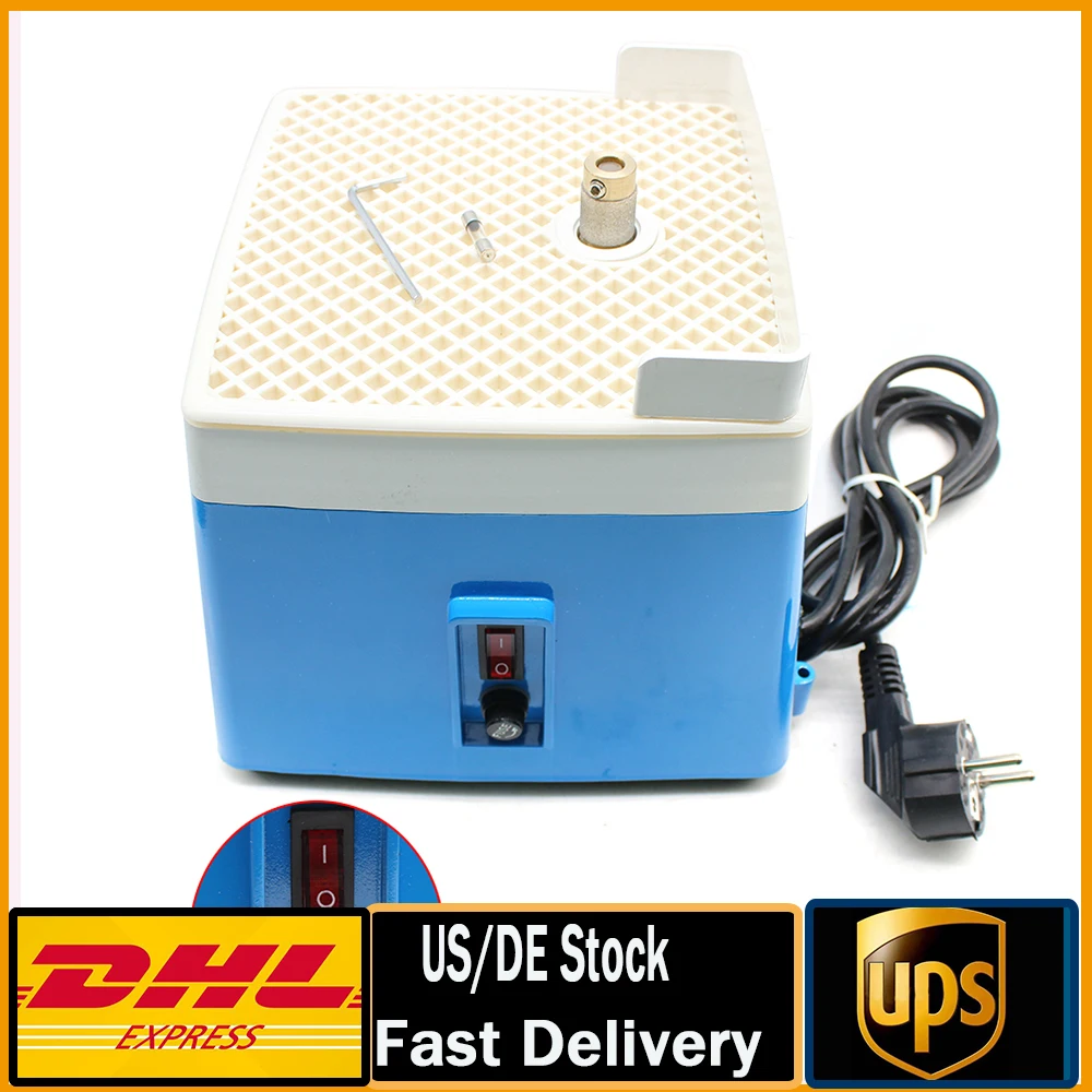 

220V Mini Portable Stained Electric Grinder Diamond Glass Art Grinding Machine Tools Blue with MCBL58Grinding Wheel
