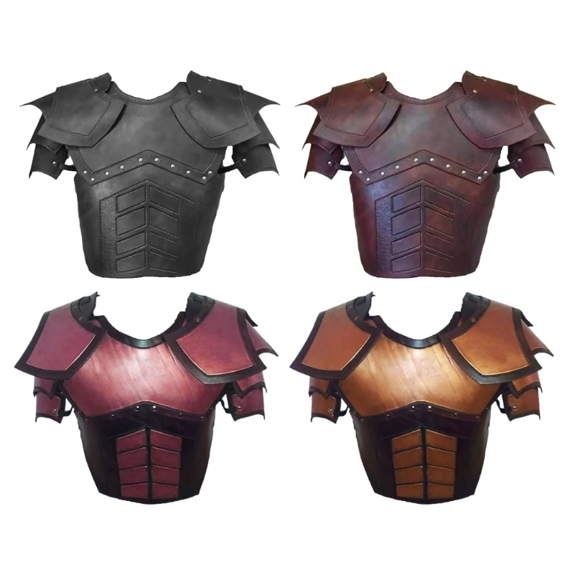 

Y1UE Medieval Chest Retro Knight Body Armors Vikinges Chest Plate