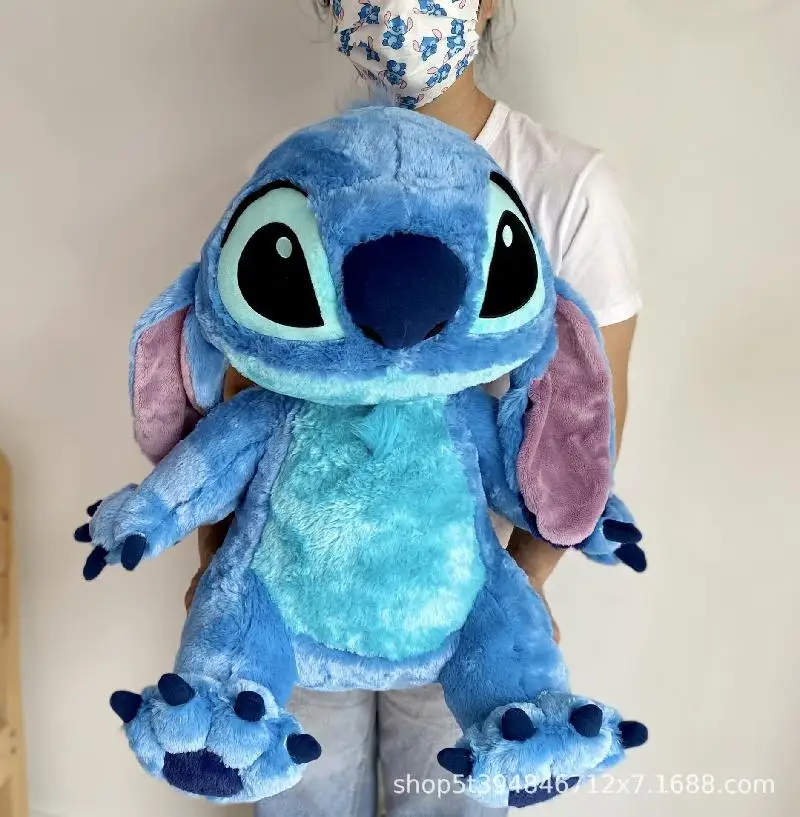

New 38-55CM Disney Lilo & Stitch Plush Doll Toy Cartoon Little Monster Stitch Cushion Pillow Doll Couple Child Birthday Gifts
