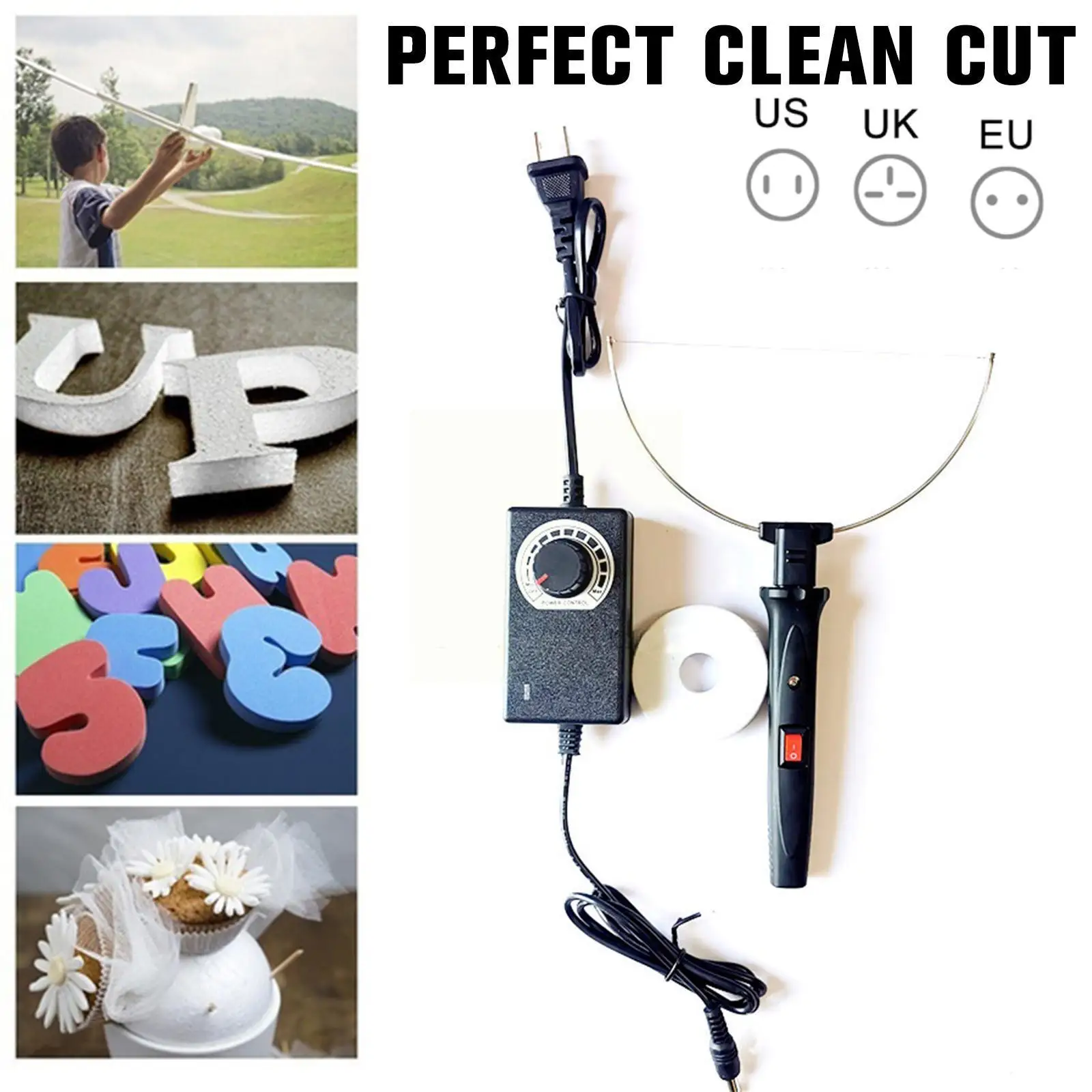

Handy Electric Foam Cutter 8CM Needle Foam 110V-240V Tools Cutting Foam Portable Styrofoam Cutter DIY Pen Cutter A8S3