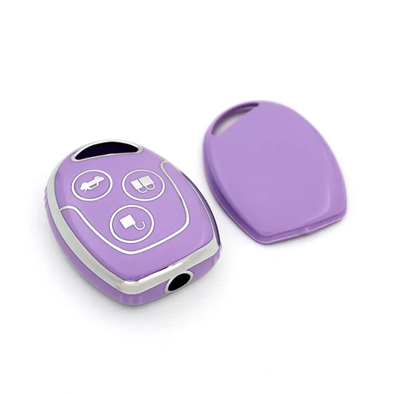 Чехол для автомобильного ключа из ТПУ чехол дистанционного держатель брелока Ford