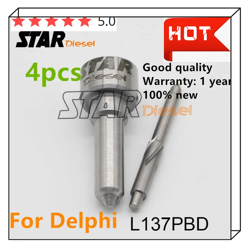 

For HYUNDAIKIA 33801-4X800 33801-4X810 EJBR02901D EJBR03701D EJBR02401Z Injector Nozzle L137PBD L137PRD DSLA158FL137 4PCS