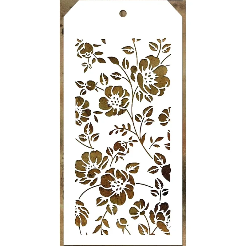 Пластиковый трафарет Tim Hotz для скрапбукинга с цветочным узором