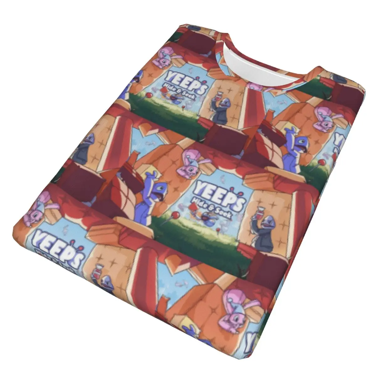 Фото Футболка Yeeps Hide And Seek из 100% хлопка, мужская, забавная, с круглым вырезом и коротким рукавом. №4