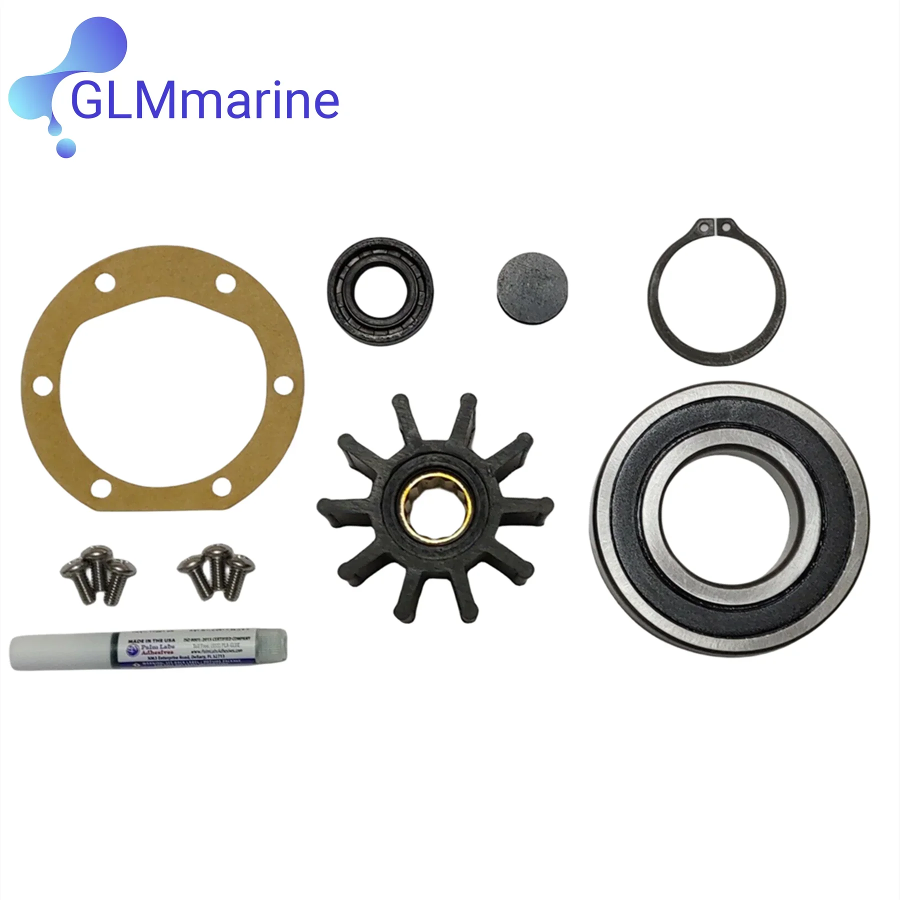 Комплект гибкого крыльчатка морского насоса для двигателя Volvo Penta 857451 855722 Jabsco