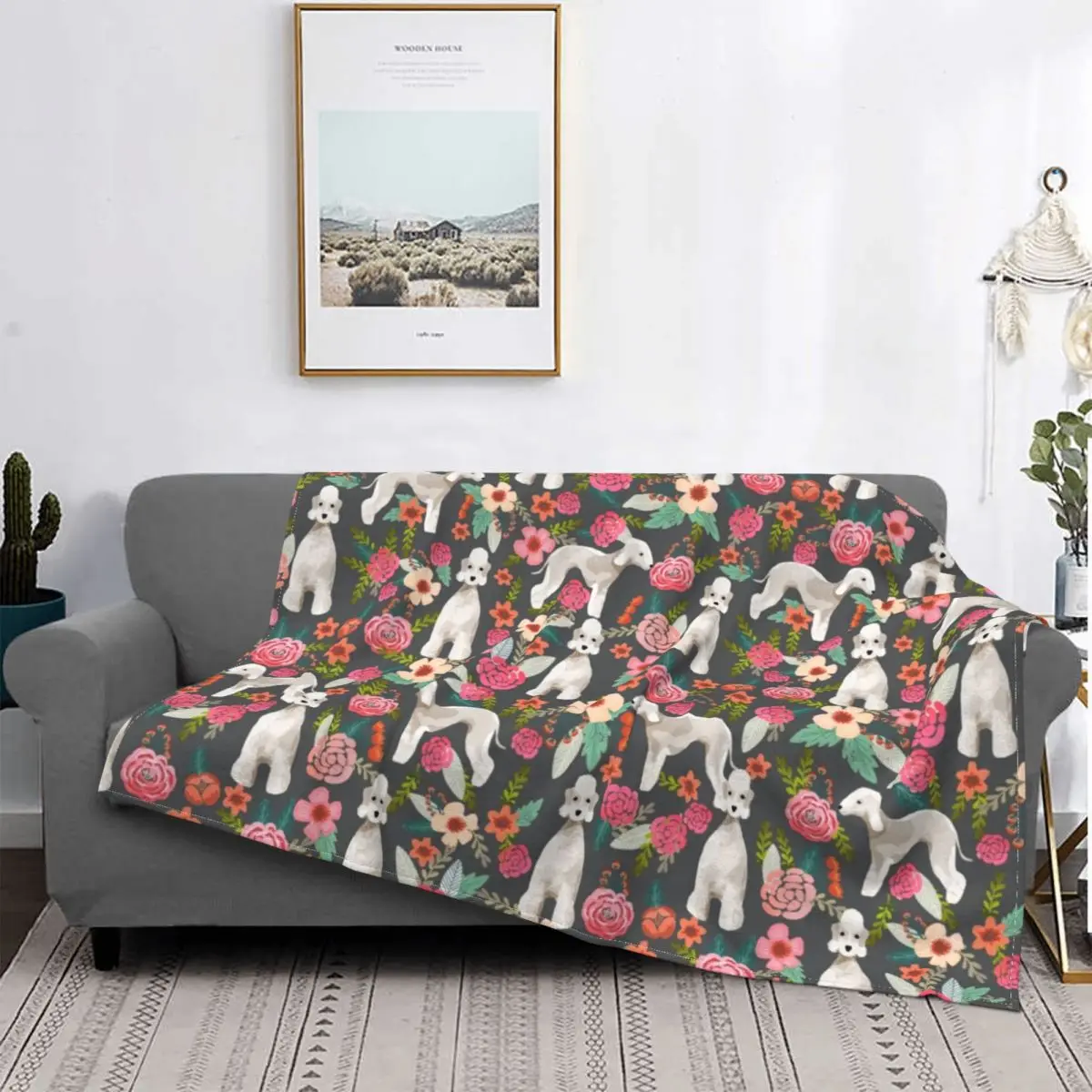 

Мягкое фланелевое одеяло для домашних животных, с 3D принтом