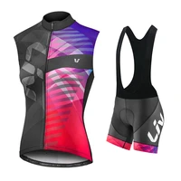 liv women cycling vest sets summer mtb bike clothes breathable ropa ciclismo bicycle uniform maillot quick dry cycling clothing