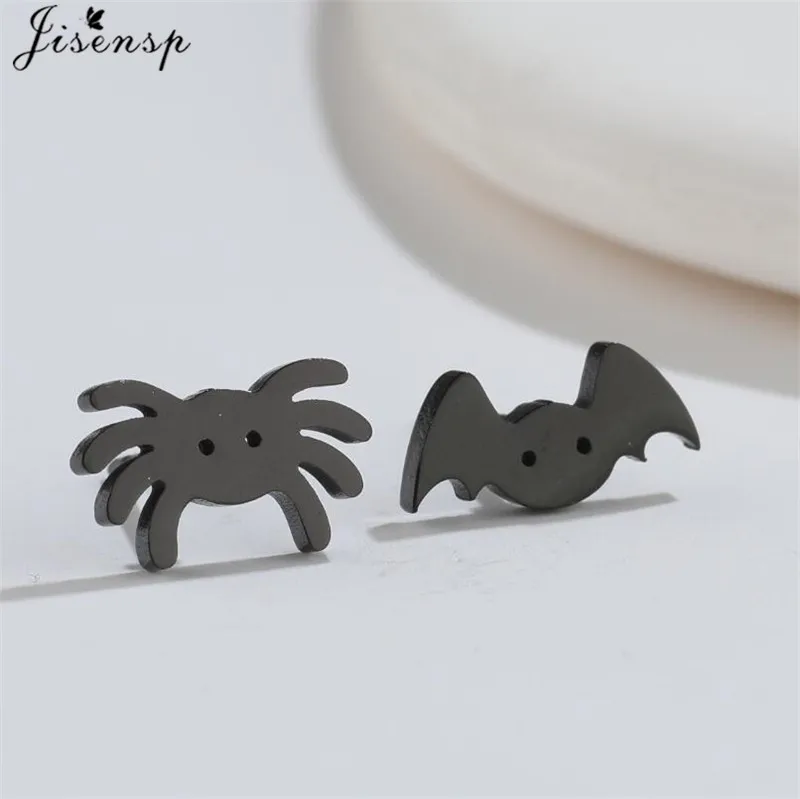 Женские серьги из нержавеющей стали с динозавром