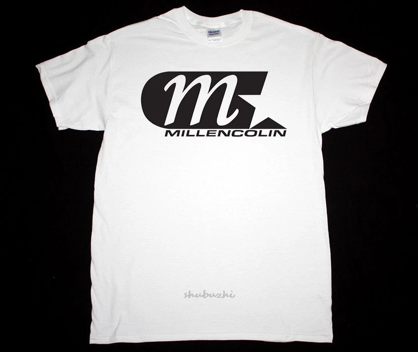 

MILLENCOLIN логотип скейт панк группы не использовать имя NOFX S-XXL новая белая футболка Мужская Печать хлопок O шеи футболки Топ