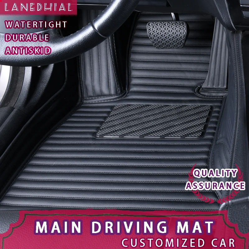 1 шт. высококачественный кожаный автомобильный напольный коврик на заказ для Great