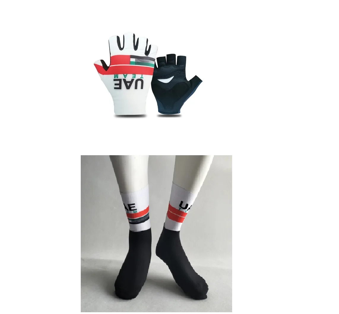 2022 INEOS FDJ LOTTO SOUDAL ОАЭ JUMBO VISMA Team одна пара велосипедных перчаток на полпальца +