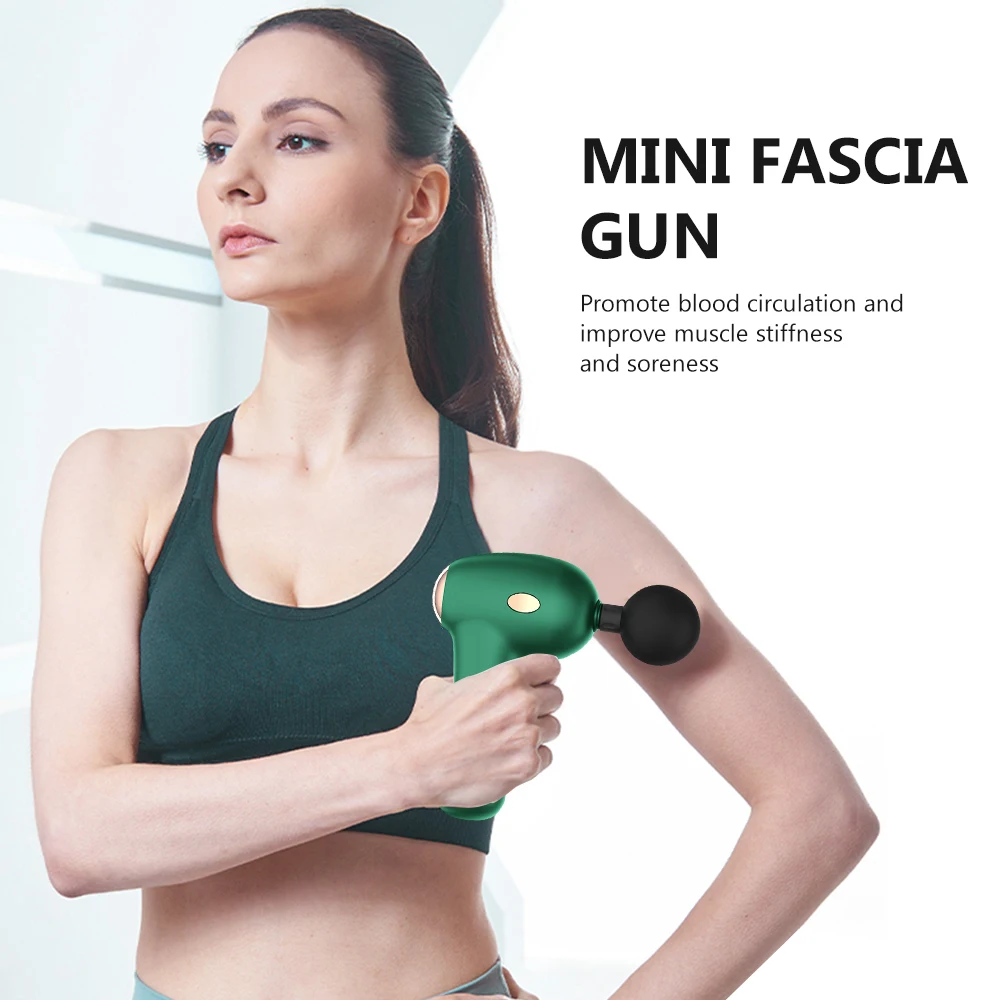 Электрический массажный пистолет для похудения расслабление мышц тела шеи спины