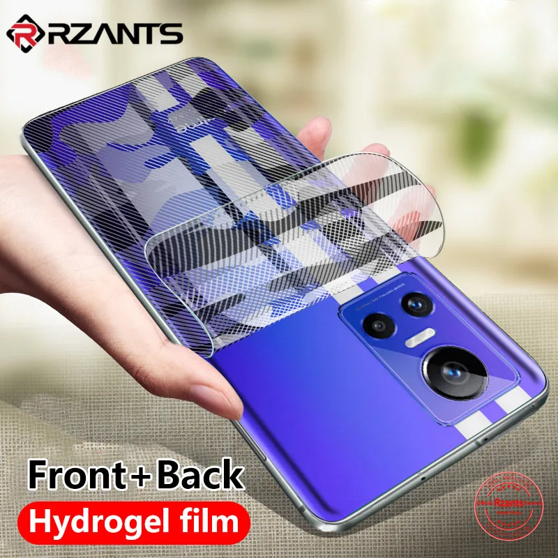 

Rzants For OPPO Realme GT Neo 3 Soft Front Back Film Camouflage Military Design Hydrogel Film Screen Protector