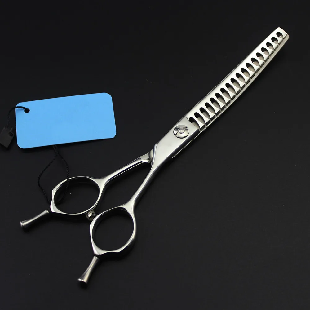 

Professional Japan 440c 6.5 '' scissor Pet dog grooming Curved hair scissors Thinning Barber tools shears Hairdressing Scissors