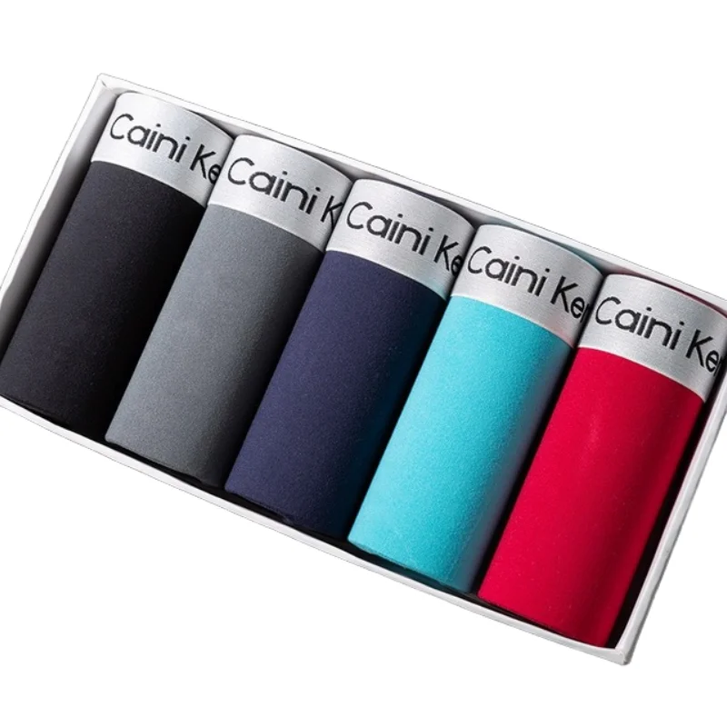 BoxerShorts Sexy Men Underpants Shorts Breathable Cueca Man Underwear Boxers Men Comfortable Solid Men's Panties