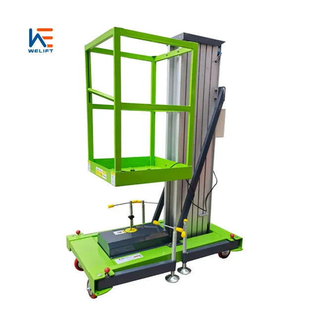 

Indoor Aerial Mobile One Man Scissor Lift /Mini Lifting Table /hydraulic scissor lifter