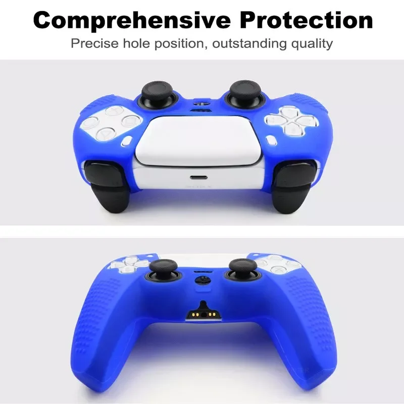 

Original Rubber Case For PS5 Accessories Gamepad Silicone Cover For SONY Playstation 5 Joystick For PS5 Controller Protection Ca