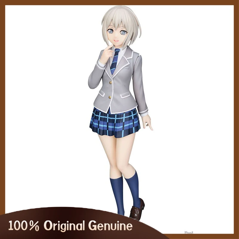 

Anime SEGA Anime BanG Dream Aoba Moca School Uniform PVC Action Figure 100% Original Genuine Collection Model Doll Toys