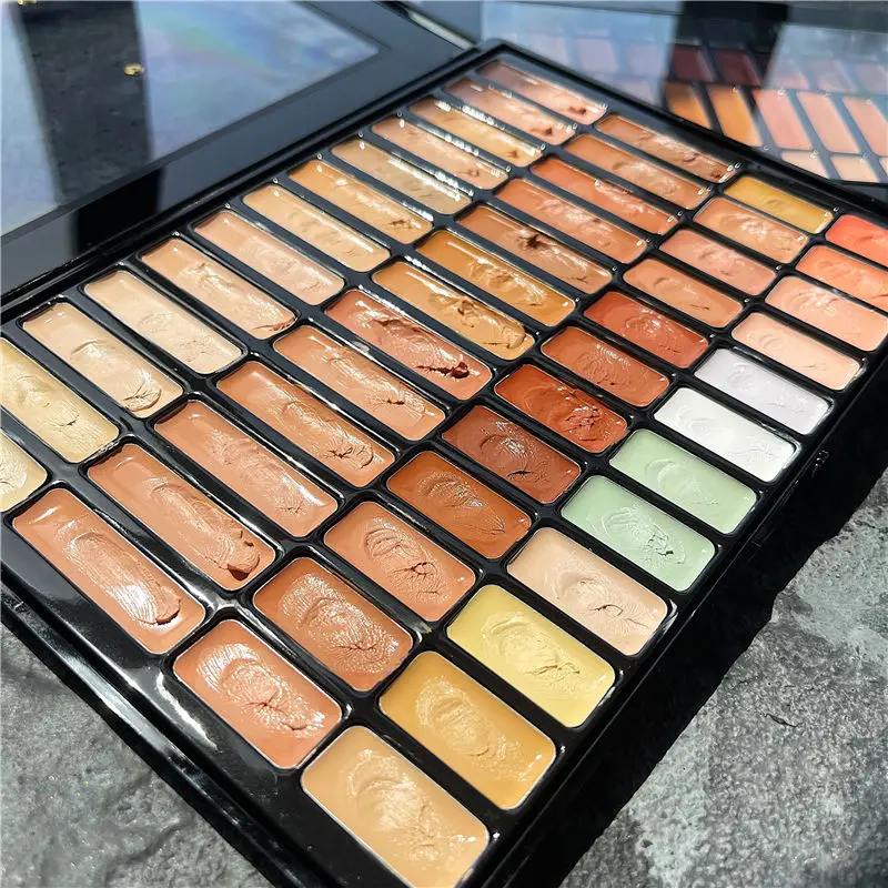 50 Shades Intense Concealer Palette Makeup Artist Covers Spots & Acne Marks Face Brightening Dark Circle Covering Makeup Kit