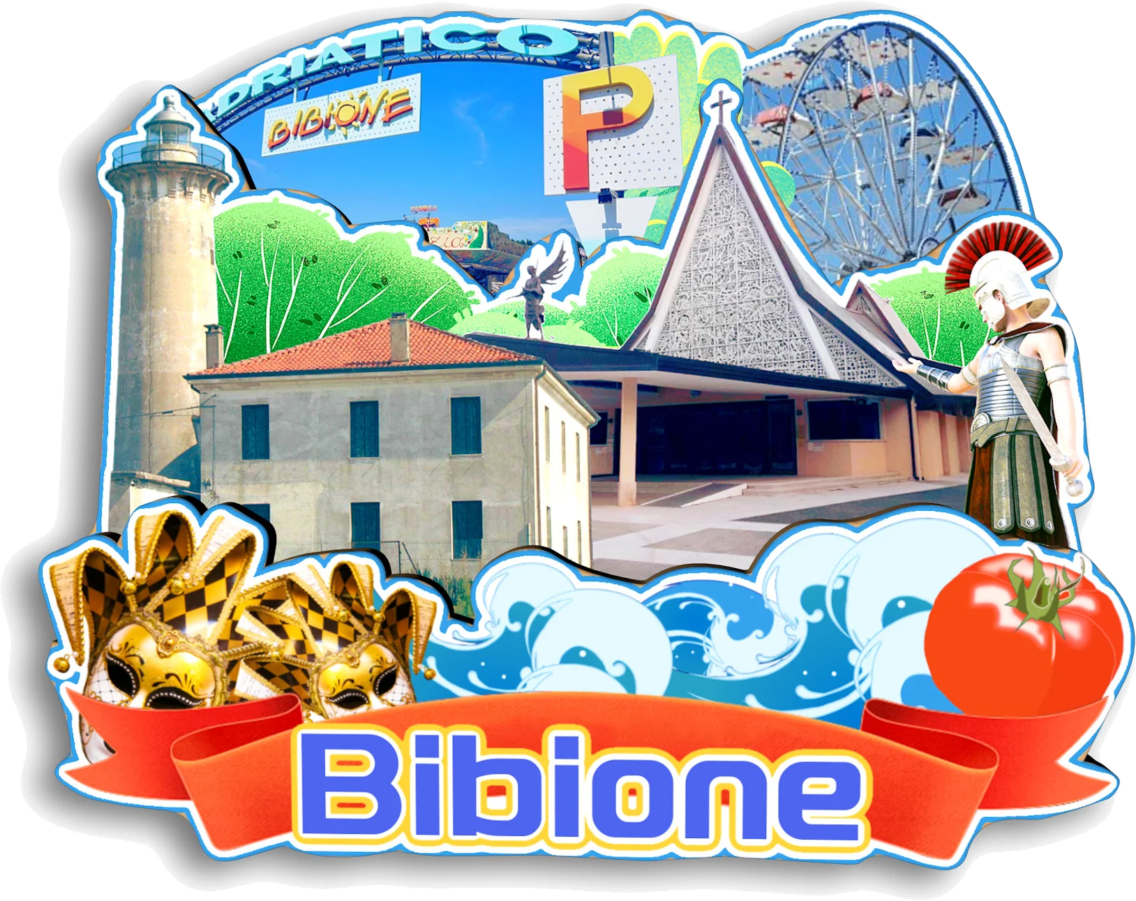 Polignano A Mare Tropea Otranto Amalfi Bibione Alba Spoleto Riva del Garda Gaeta Италия Магнит на холодильник