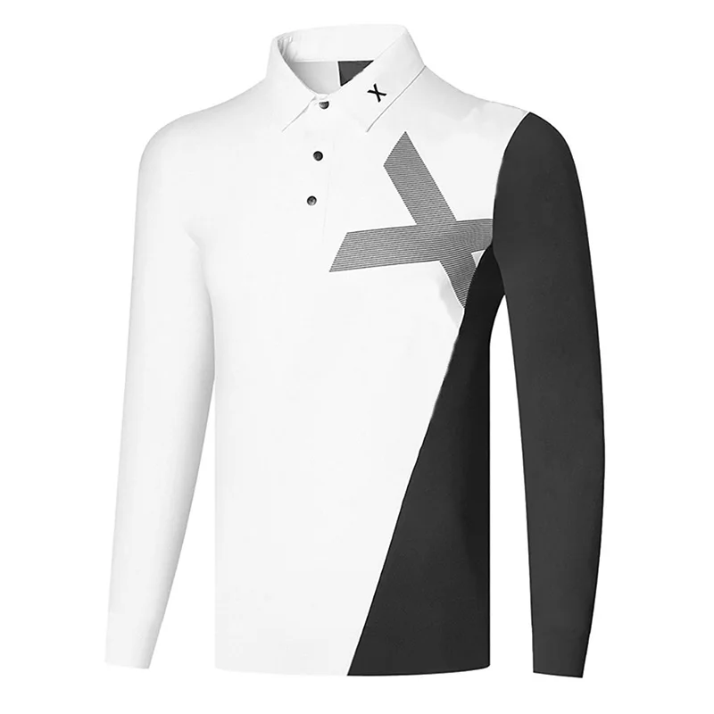 Golf Clothing Men's Autumn Long-Sleeved Top Comfortable Casual Stretch New Sports POLO Shirt Anti-Pilling Fashion T-Shirt