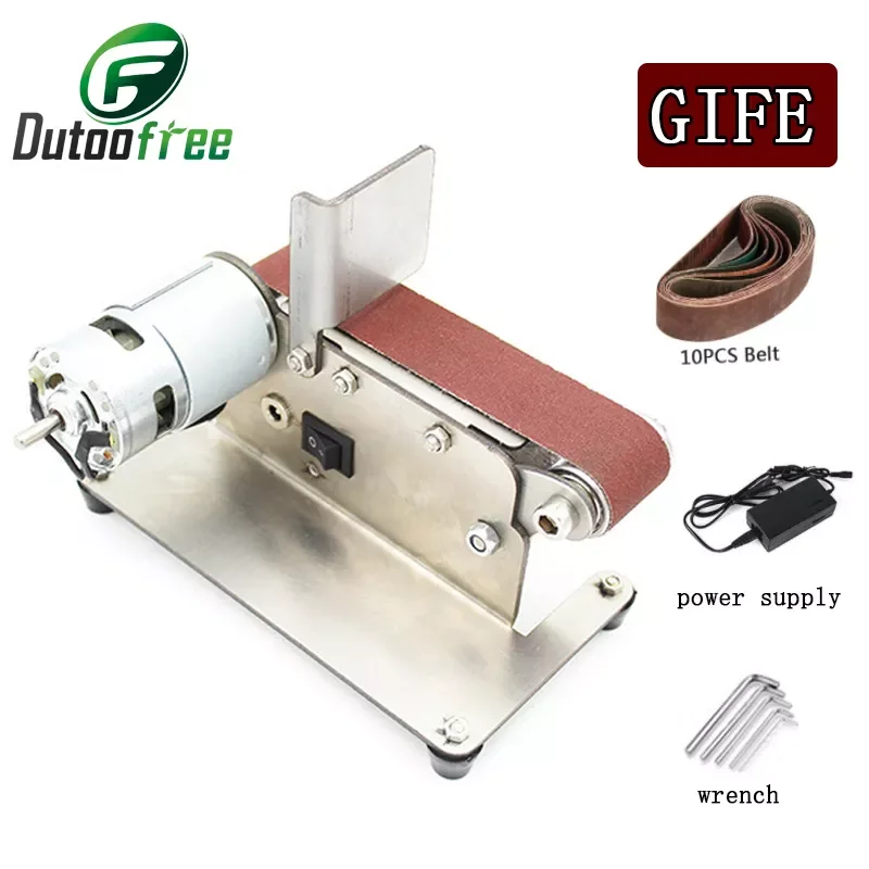 

Горизонтальный Ленточный мини-станок для шлифовки, 110-220 В