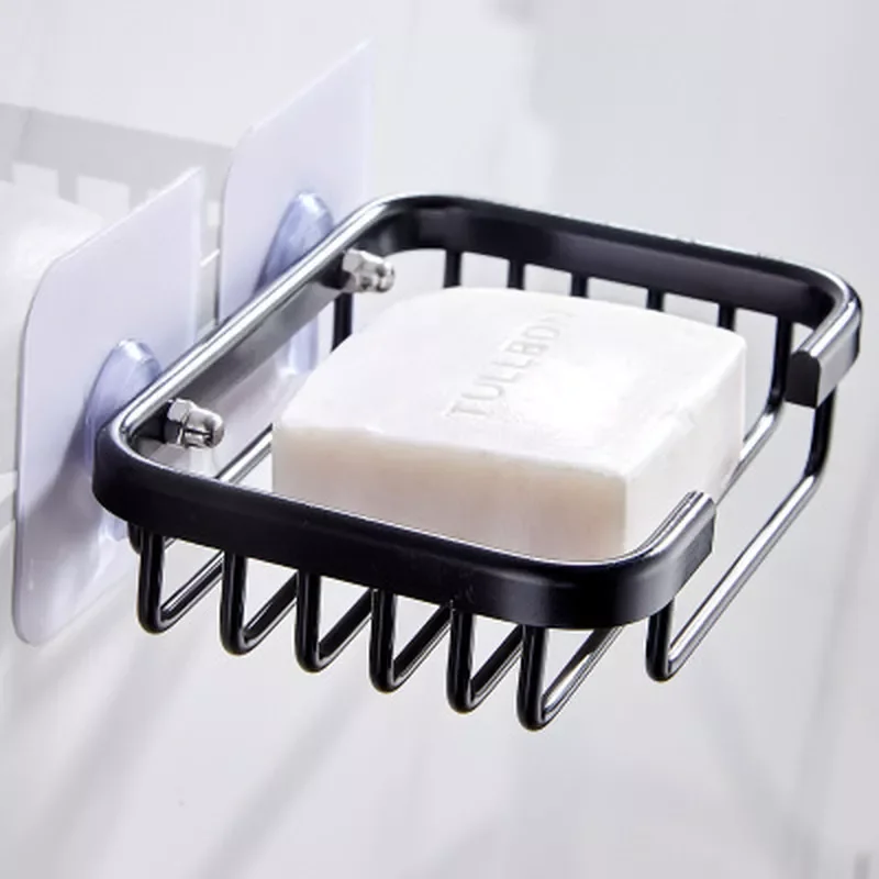 

Soap Dish Holder Wall Mounted Soap Sponge Holder For Kitchen Soap Holder Bathroom Organizer Metal Soap Holder