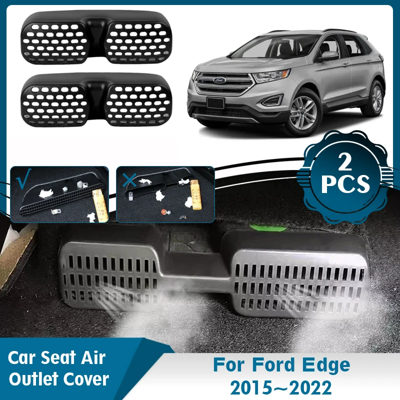 Автомобильные Чехлы На воздуховыпускные отверстия для Ford Edge Endura CD539 MK2 2015 ~ 2022 ABS