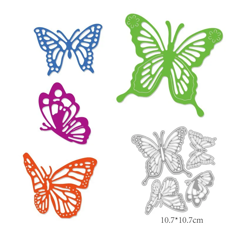 

Scrapbooking DIY Four Butterfly Etching Cutting Knife Die Metal Carbon Steel Knife Mould Embossed Knife Die