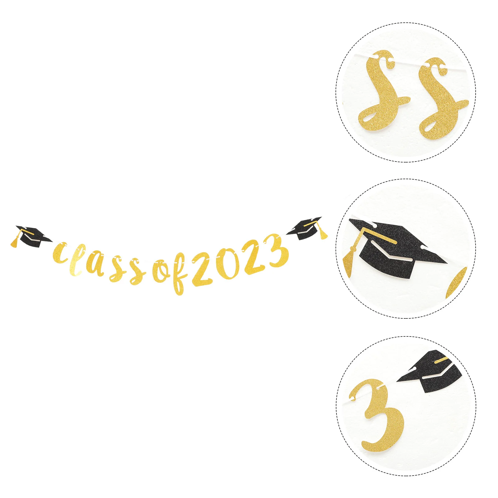 

2023 Graduation Flag Pulling Flag Banner Celebration Banners Decorate Graduation Party Banners Paper Graduation Party Decoration