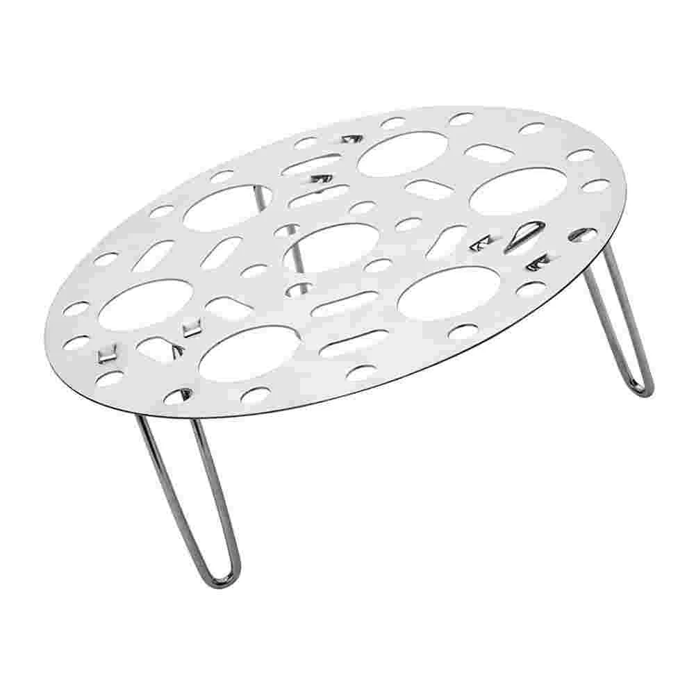 

Rack Steamer Egg Steam Steaming Cooking Trivet Stand Pot Cooker Cooling Racks Metal Pressure Dumpling Air Baking Canner Fryer
