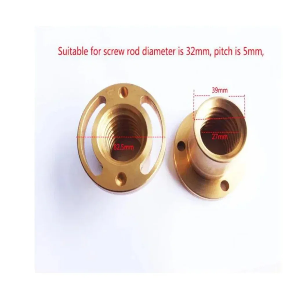 Фрезерный станок Y Axis винт медь гайка втулка Вертикальный фрезерный инструмент