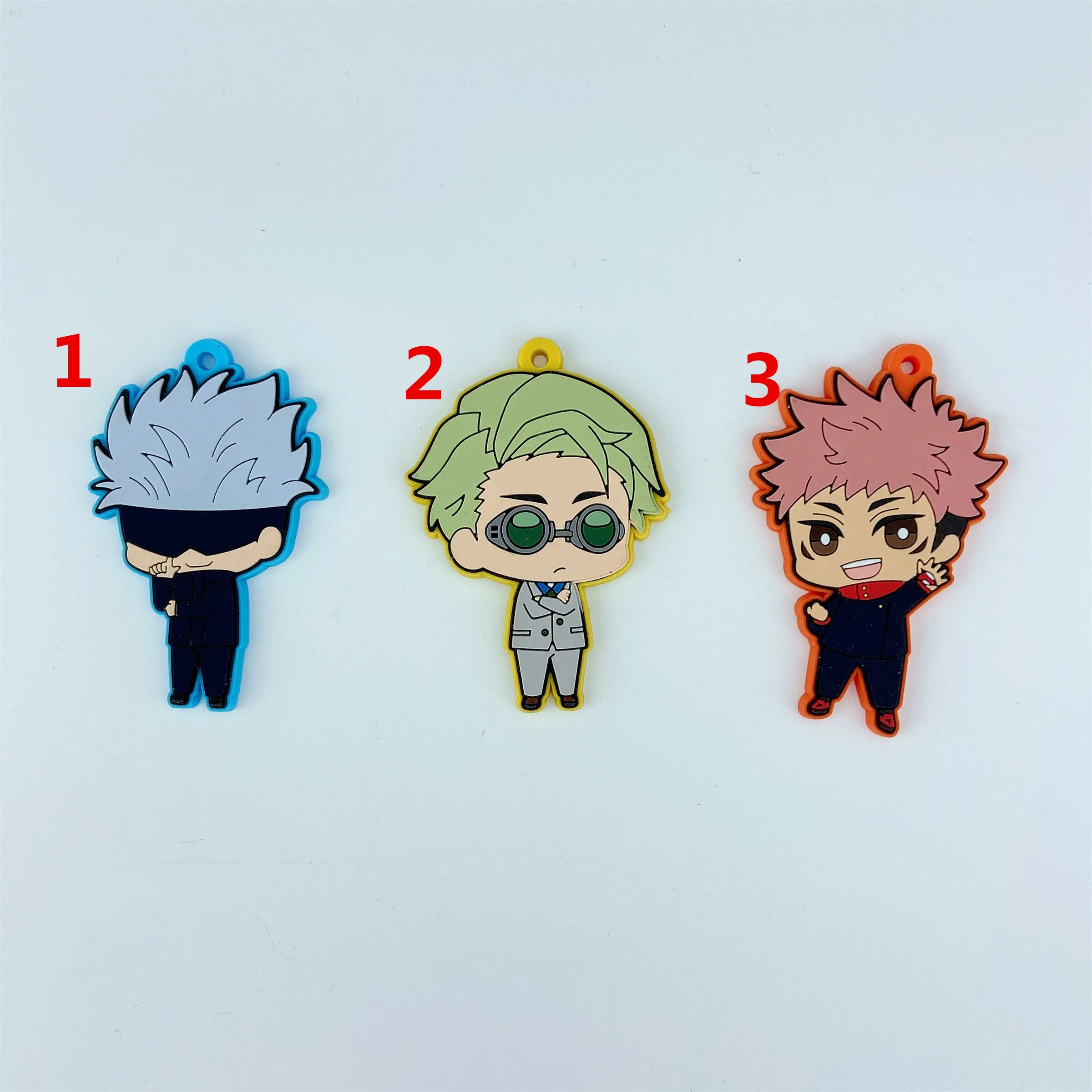 

Jujutsu Kaisen Anime Rubber Keychain Key Ring Race Straps Cosplay
