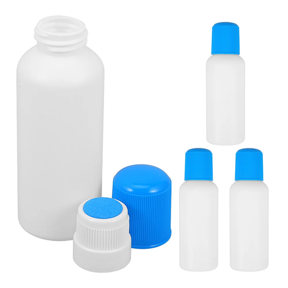 4 шт. бутылки для линимента губчатая головка с аппликатором чернил многоразовые