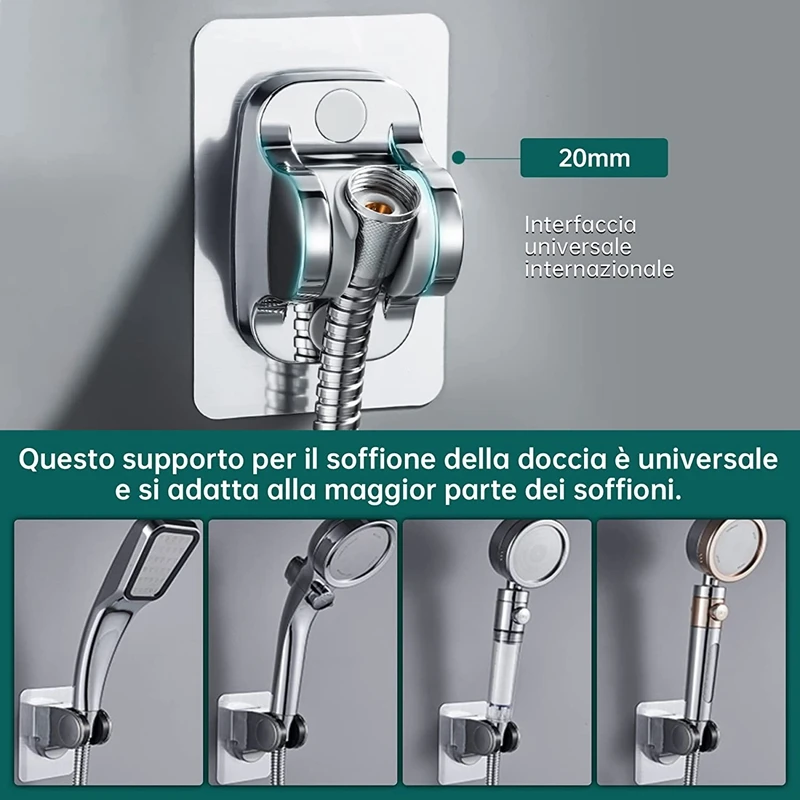 Держатель насадки для душа без сверления держатель ручного с регулируемым углом