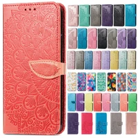 luxury flip wallet cover for samsung galaxy s22 ultra leather case card holder phone bags coque for galaxy s22 plus embossed