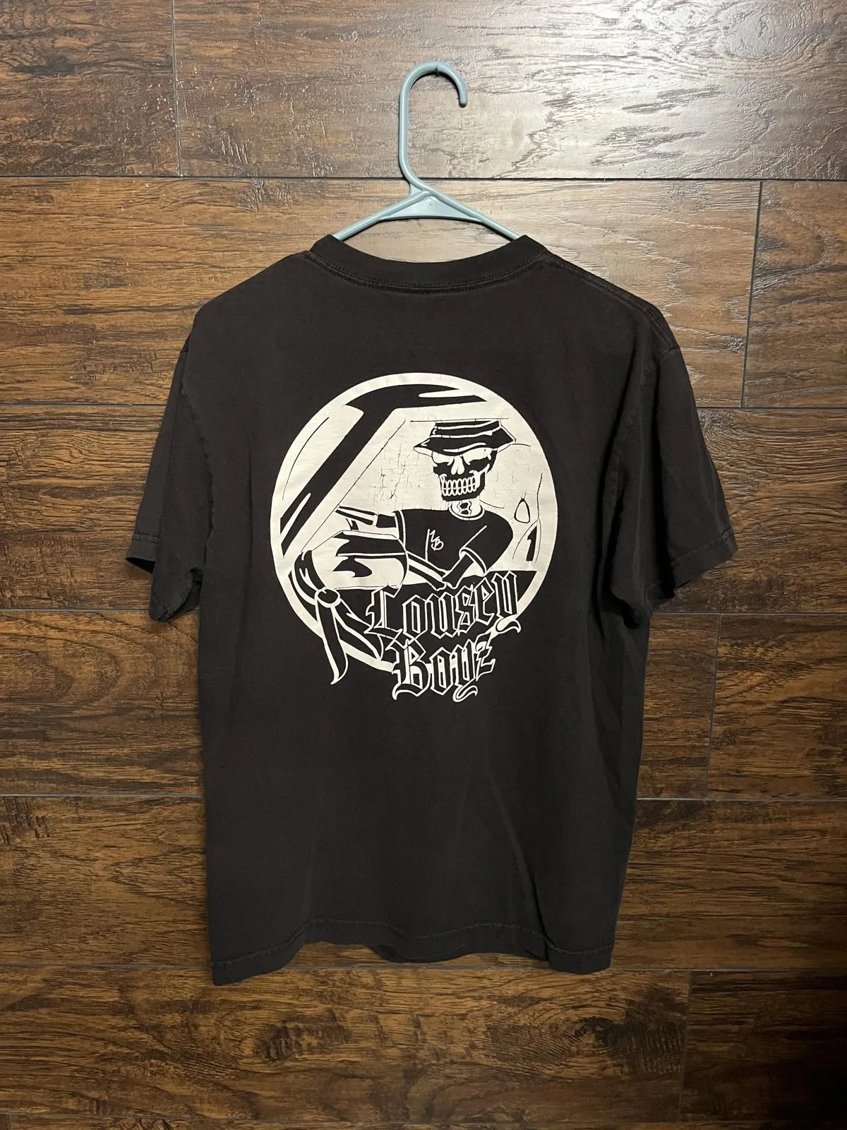 Футболка с надписью Lousey Boyz Skeleton Low Rider