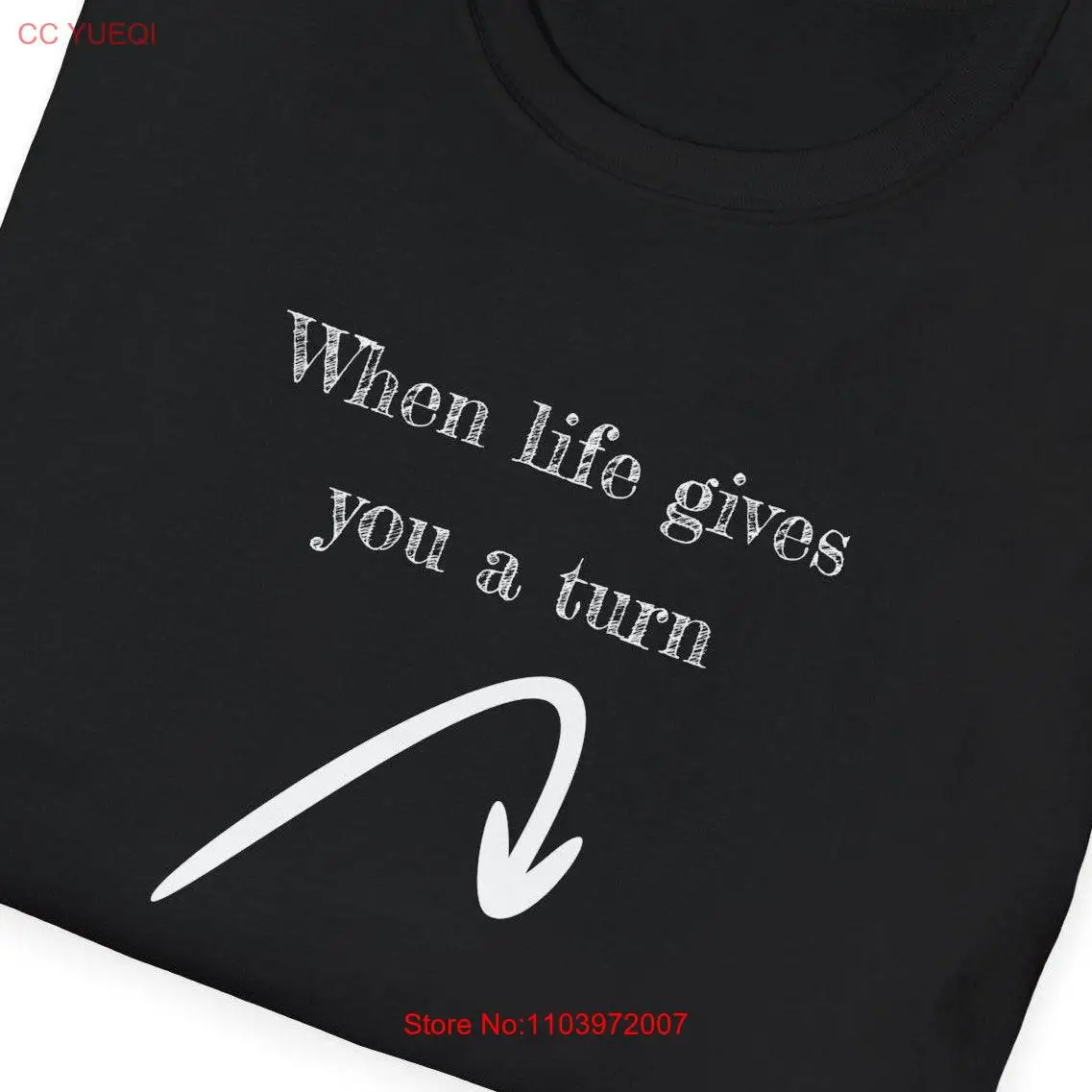 Когда жизнь дает тебе поворотное снаряжение и возьмите это Футболка с гонщиком