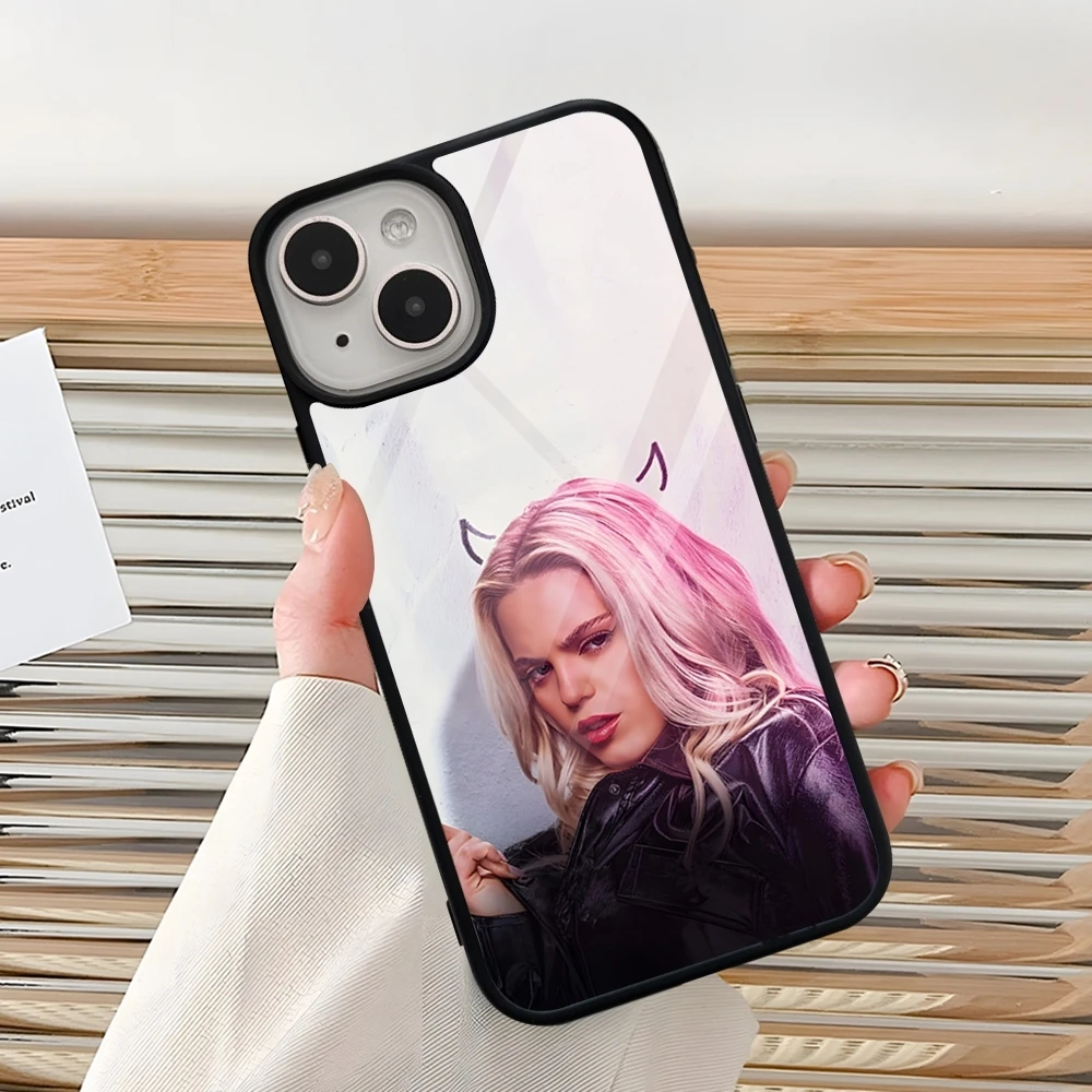 R-Renee Rapp Singer Actress Phone Case For Iphone 15 Pro Max 12 14 11 13 Mini 16 8 7 Plus X Xs XR PC+TPU Back Cover